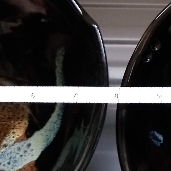 vintage Studio 55 set of 2 large Splash stir fry bowls NWOT - Picture 4 of 10